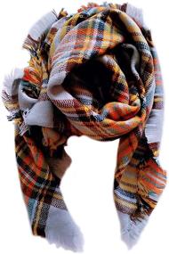 img 4 attached to 🧣 Исследуйте стильное покрывало для девочек от Jastore: ваша завораживающая модная деталь для шарфов прекрасных девочек