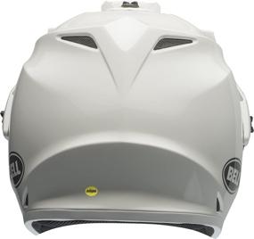 img 1 attached to 🔔 Bell MX-9 Adventure MIPS Off-Road Helmet (Glossy White - Size Large)