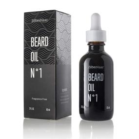 img 4 attached to ZilberHaar Beard Oil №1 &amp; Leave In Conditioner - Fragrance Free - 100% Pure Natural Organic Moroccan Argan Oil and American Jojoba Oil For Natural Beard and Mustache Growth and Hydration - 2 oz