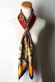 img 2 attached to 🧣 Stylish Paisley Chains Scarves: Must-Have Women's Accessories for Scarves & Wraps