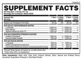 img 1 attached to 🏋️ Intensify Your Workout with Evogen EVP 3D: Xtreme Stimulant-Free Pre-Workout Pump Ignitor, featuring Arginine Nitrate, Citrulline, Beta-Alanine, Lions Mane, Raspberry Lemonade Flavor