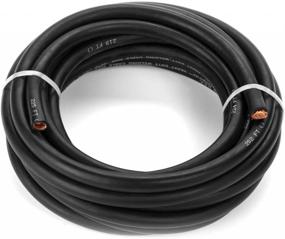 img 4 attached to 🔌 USA Made EWCS Premium Extra Flexible Welding Cable 1/0 Gauge, 600V - 15 Feet, Black