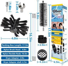 img 3 attached to 🧹 Bluesea 35 Feet Dryer Vent Cleaning Kit: Extends Up to 35 Feet, Removes Lint Efficiently