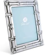 🐎 stylish aluminum 5x7 equestrian pattern photo frame by arthur court designs логотип