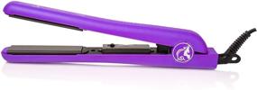 img 3 attached to 💜 ProCabello Flat Iron - Плойка для волос - Керамические пластины с технологией против статического электричества - 1,25 дюйма (фиолетовый)