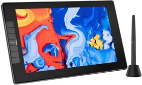 img 4 attached to VEIKK VK1200 11.6 inch Full-Laminated Art Tablet with Screen - Graphic Tablet with Tilt Function, Battery-Free Stylus, 6 Shortcut Keys, and 8192 Levels Pen Pressure Sensitivity