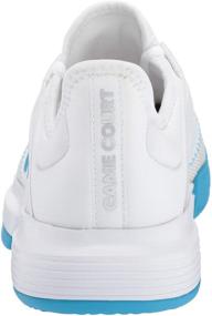 img 2 attached to 👟 Blue and White adidas Women's Gamecourt Tennis Sneakers - Casual Footwear