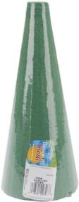 img 1 attached to 🌸 FloraCraft Floral Wet Foam Cone 3.8x8.8 Inch Green: Ideal for Beautiful Floral Arrangements