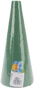 img 2 attached to 🌸 FloraCraft Floral Wet Foam Cone 3.8x8.8 Inch Green: Ideal for Beautiful Floral Arrangements