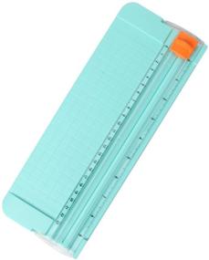 img 3 attached to 📏 9 Inch Portable Paper Trimmer, A5 Scrapbooking Trimmer - Work4U, Green