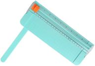 📏 9 inch portable paper trimmer, a5 scrapbooking trimmer - work4u, green logo