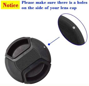 img 3 attached to ULBTER 5 Pack Elastic Lens Cap Keeper: Prevent Loss for Canon/Nikon/Sony/Fujifilm/Olympus/Panasonic DSLR SLR Camera and More