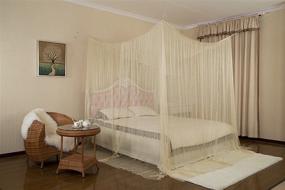 img 2 attached to Elevate Your Bedroom: DreamMa 4 Poster Bed Canopy Mosquito Net for Queen and King Size Beds