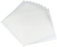 🎨 jinsey make your own stencil - 10 pack 12 x 12 inch blank stencil sheets - 6 mil thickness - ideal for use with compatible & silhouette machines (white) logo