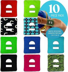 img 4 attached to 🛡️ Extra Secure and Water Resistant Omnipod Overtape Adhesive Patch (Mix Pack)