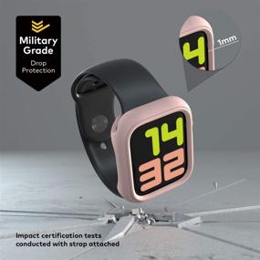 img 3 attached to RhinoShield Bumper Case: Ягодно-красный - тонкий защитный чехол для Apple Watch SE и Series 6/5/4 [40мм]