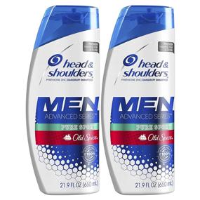 img 4 attached to 🧴 Old Spice Pure Sport Head and Shoulders Shampoo, 21.9 Fl Oz Twin Pack - Anti Dandruff Treatment and Scalp Care for Effective Results