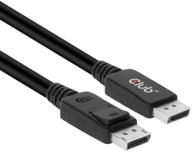 🔌 club3d cac-2068 displayport to displayport 1.4/hbr3 cable - vesa certified, 8k 60hz, 2m/6.56ft, black logo