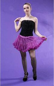 img 3 attached to 👗 BellaSous 15-Inch Luxury Adult Woman Flirt Length Sexy Tutu Skirt for Halloween - Vintage Style and Festive Crinoline