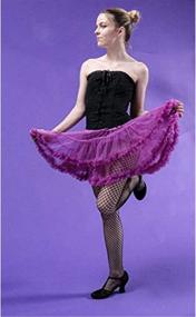 img 1 attached to 👗 BellaSous 15-Inch Luxury Adult Woman Flirt Length Sexy Tutu Skirt for Halloween - Vintage Style and Festive Crinoline