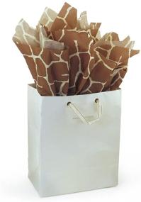 img 2 attached to 🎁 Hygloss Animal Print Tissue Paper - Assorted Designs for Non-Bleeding Gift Wrapping - 40 Sheets
