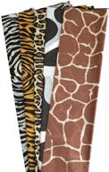 🎁 hygloss animal print tissue paper - assorted designs for non-bleeding gift wrapping - 40 sheets logo