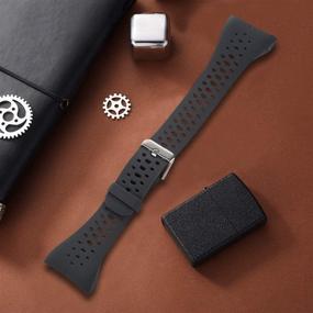 img 3 attached to Силиконовый сменный браслет Yantan Smartwatch