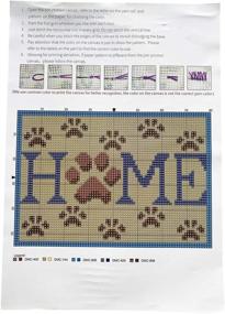 img 1 attached to Christmas Decor 3D Latch Hook Kit Rug with Printed Canvas - DIY Handmade Rug Cushion for Embroidery Tapestry Cross Stitch