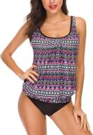 👙 zhenwei women's gradient striped printed swimsuit - stylish swimwear & cover up attire logo