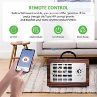 🌬️ coolous ozone generator air purifier with smart control (tuya app), ionizer &amp; deodorizer -purifies up to 145ft3/h ion and 10000mg/h ozone output -ideal for eliminating dust, pollen, pet dander &amp; smoke (smart control via tuya app) logo