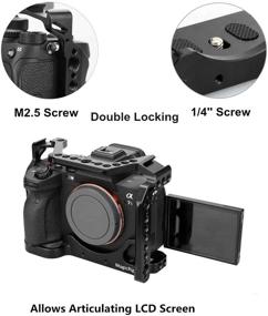 img 2 attached to 📷 MAGICRIG Camera Cage with HDMI Cable Clamp for Sony Alpha 7S III (A7SIII) | A7S3