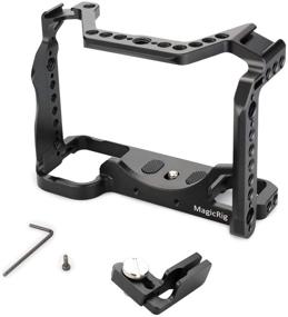 img 1 attached to 📷 MAGICRIG Camera Cage with HDMI Cable Clamp for Sony Alpha 7S III (A7SIII) | A7S3