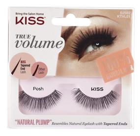 img 1 attached to 👁️ Накладные многократные ресницы KISS True Volume Multi-Layered - стиль Posh, 100% натуральные волосы, многоразовые, удобные для контактных линз.