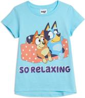 adorable bluey bingo toddler girls' t-shirt in tops, tees & blouses - ideal for stylish little fashionistas! logo