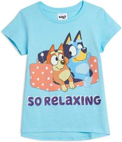 img 1 attached to Adorable Bluey Bingo Toddler Girls' T-Shirt in Tops, Tees & Blouses - Ideal for Stylish Little Fashionistas!