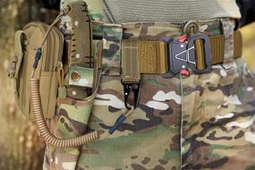 img 1 attached to Tactical Men's Accessories for Belts - IDEATECH Tactical Quick Release Gear