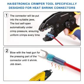 img 2 attached to Haisstronica Tinned Connectors: Reliable Terminals for Insulated Electrical Connections