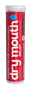 img 4 attached to Xero Infused Flavored Toothpicks for Fresh Breath & Dry Mouth Prevention - 20 Picks (1 Pack) (CinnaMint)