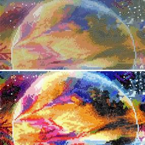 img 1 attached to 🌌 15.8"x23.6" Starry Sky Crystal Rhinestone DIY 5D Diamond Painting Full Square Drill Kit for Adults - Arts & Crafts Home Wall Decor Gift