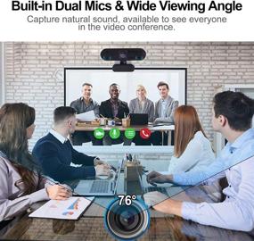 img 1 attached to 🎥 Stream-Oriented 1080P Webcam with Microphone for PC Mac Laptop Desktop – Ideal for Video Calling, Conferencing, Recording, Gaming, and Online Classes