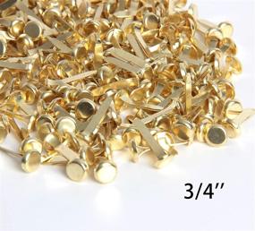 img 2 attached to Fasteners Medium 4 Inch Plated Scrapbooking