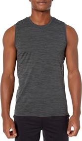 img 4 attached to High-Performance Jacquard Muscle Men's Clothing by Peak Velocity