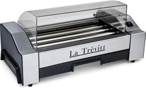 img 3 attached to 🌭 La Trevitt Hot Dog Roller: Commercial-Grade Sausage Grill Cooker Machine for Family Use with 6 Hot Dog Capacity