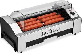 img 2 attached to 🌭 La Trevitt Hot Dog Roller: Commercial-Grade Sausage Grill Cooker Machine for Family Use with 6 Hot Dog Capacity