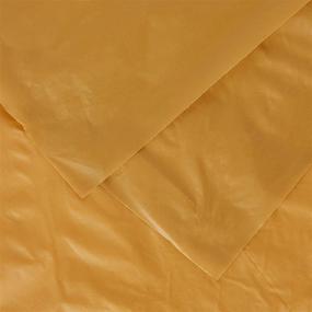 img 3 attached to 🎉 Unique Industries Gold Plastic Party Supplies Table Cover - Regular Size