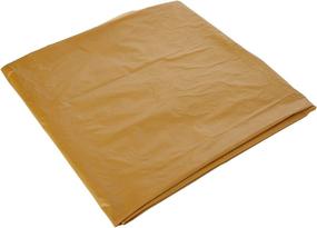 img 4 attached to 🎉 Unique Industries Gold Plastic Party Supplies Table Cover - Regular Size