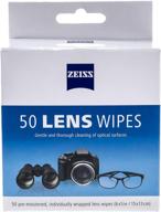 🧻 zeiss lens cleaning wipes - antibacterial, germ-free, streak-free - 50 count for eyeglasses and sunglasses logo