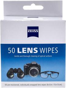 img 4 attached to 🧻 Zeiss Lens Cleaning Wipes - Antibacterial, Germ-Free, Streak-Free - 50 Count for Eyeglasses and Sunglasses