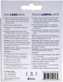 img 1 attached to 🧻 Zeiss Lens Cleaning Wipes - Antibacterial, Germ-Free, Streak-Free - 50 Count for Eyeglasses and Sunglasses