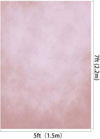 img 3 attached to Kate 5X7Ft Retro Portrait Backdrop Abstract Pink Backdrops For Photography Studio Backgrounds